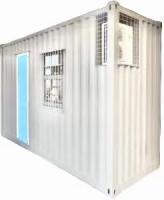 Dortoir préfabriqué résidentiel simple de lit de la maison 8 du conteneur 20GP