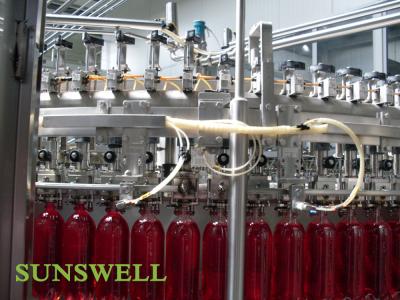 Monoblock carbonatou o Kvass das bebidas da energia da máquina de enchimento que enxágua tampar de enchimento