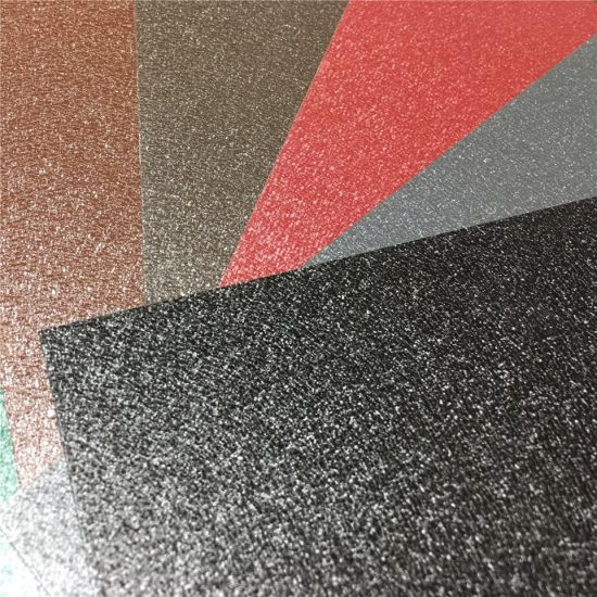 RAL9005 Черный матовый текстурированный Z275 оцинкованная сталь PPGL цветной покрытый лист