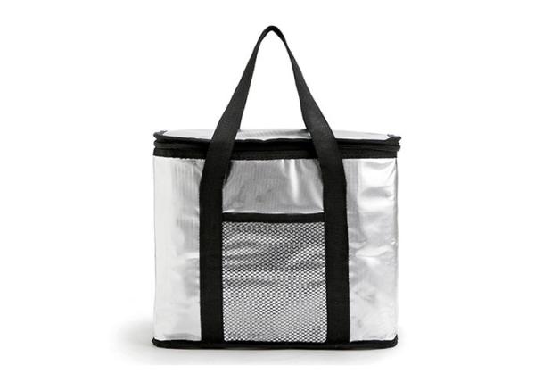 Grande serviço isolado térmico alaranjado do OEM de EPE Tote Lunch Bag