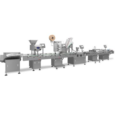 GMP  Round Bottle Medicine Packaging Tablet Bottle Filling Machine 8 Channel