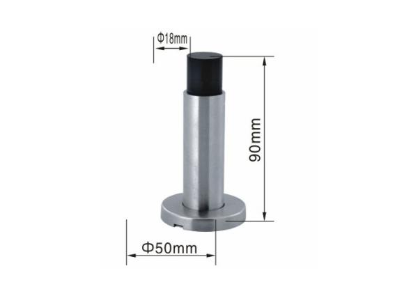 Assoalho de aço inoxidável dos acessórios da porta do hardware da mobília - parada de porta montada Sofa Legs moderno