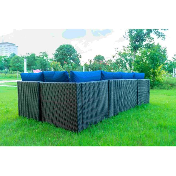 Garden Sofa Set Outdoor Furniture Steel Modern Sofa Dining Residential Multifunctional Plastic Rattan Patio Luxury