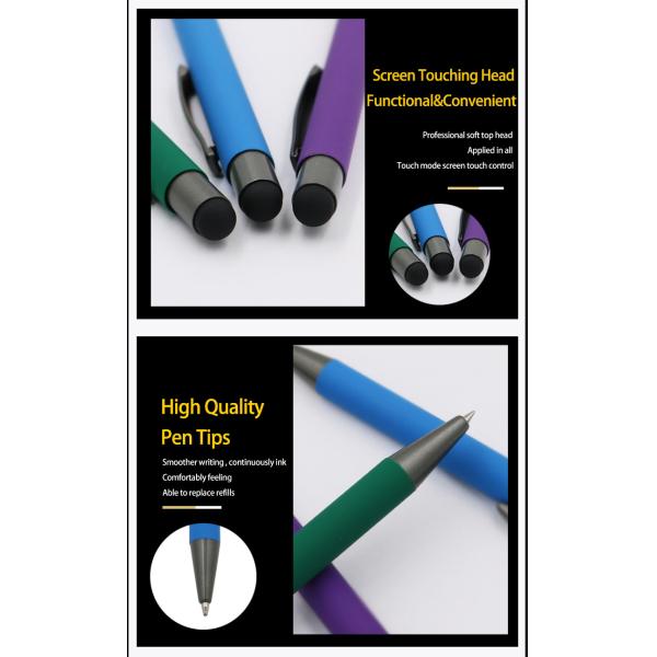 Colorful Touch Screen Ballpoint Pen Gift Ballpoint Pens For Advertising Promotion