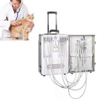 Tratamento de Dentes de Animais Veterinário Utilize Unidade Dental Portátil Com Conjunto Completo de Instrumentos