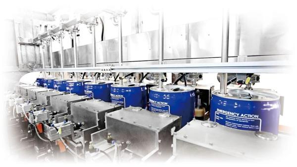 Automatic 10-30L Small Neck Drum Positioning Filling Machine | Mouth-Searching Drum Filler