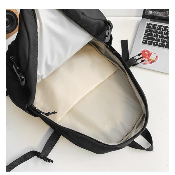 Backpack Custom Waterproof Polyester School Bag for Students Capacity Below 21 litre