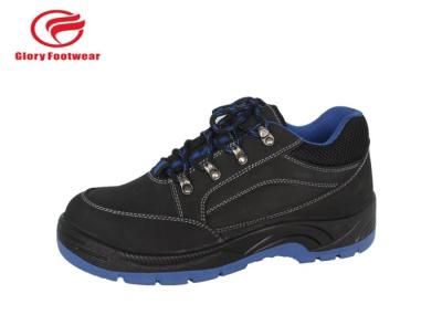 Genuine Leather Steel Toe Cap Safety Shoes Pu Sole Injection Slip Resistant