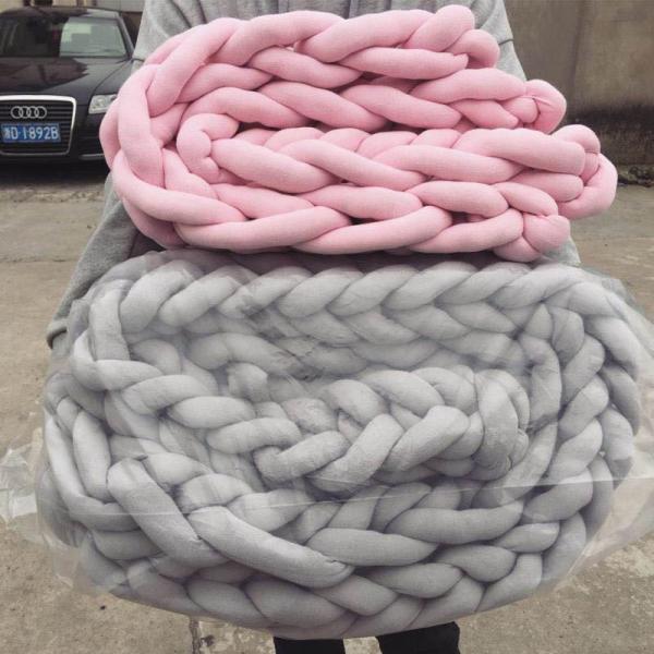 Cosy Crocheted Chunky Knit Cat Bed Nonslip Washable 35cm 40cm 45cm Donut Cat Bed