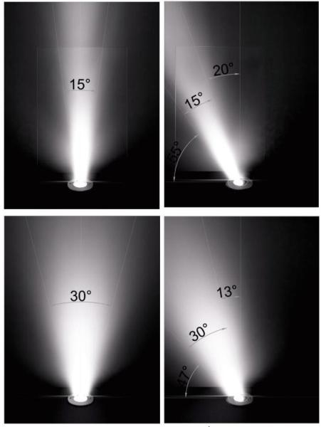 110V 220VAC LED Inground Light 24VDC Tiltable Beam Direction Underground Lighting IP67