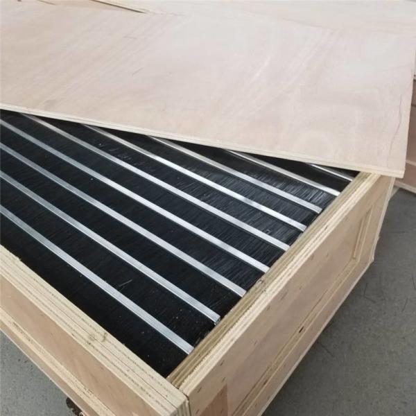 Nylon Industrial Door Brush Seal Steel Wire Strip ODM