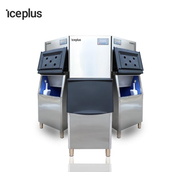 Large Capacity Crescent Shape Ice Machine Separated Main Part Ice Bin