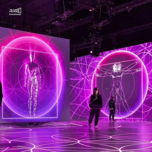 REISS Rental Stage LED Display Magnetic Module Design P2.6 P2.97 P3.91 P4.81 Led Dance Floor Panels Outdoor P3.91