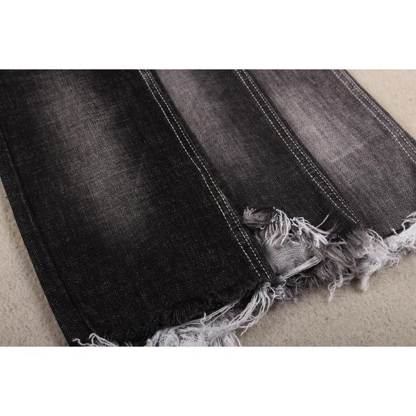 High Quality Dual Core Yarn Low Price Crosshatch Slub Denim Fabrics Certificate Denim Fabric