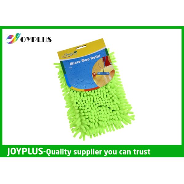 Eco Friendly Microfiber chenille Mop Refill , Microfiber Mop Refill Chenille Material