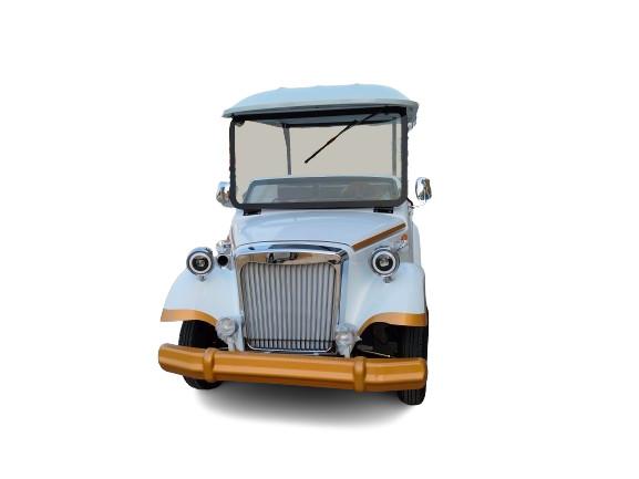 Carro Elétrico Clássico 6 lugares Carrinho Vintage Ônibus turístico 4kw 72v 3+3 lugares