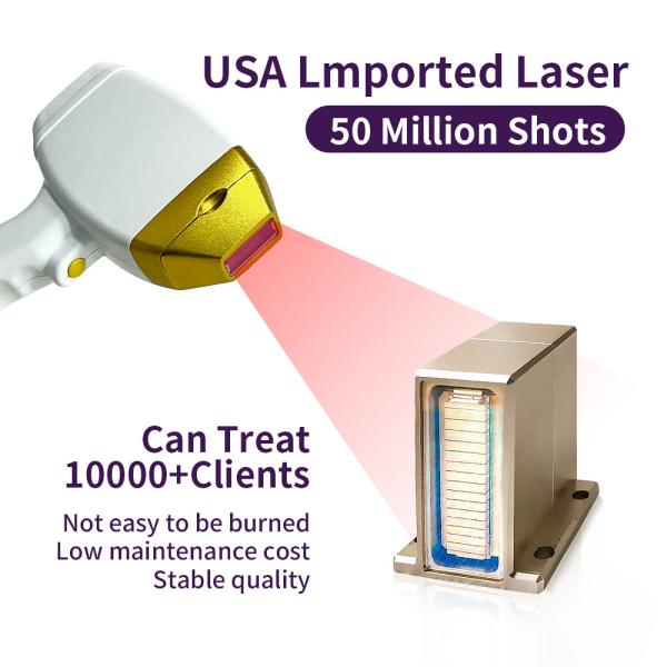 STANDING Beauty Machine for Skin Rejuvenation and Diode Laser Hair Removal 755 808 1064nm