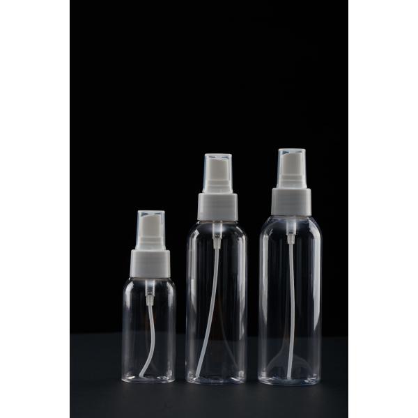 Empty Round Shape Transparent Spray Bottle For Hairstyle 100ml