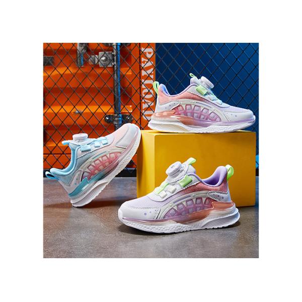 EVA Outsole Lace-Up Closure Children'S Casual Sneakers Breathable Kids' Sport Shoes