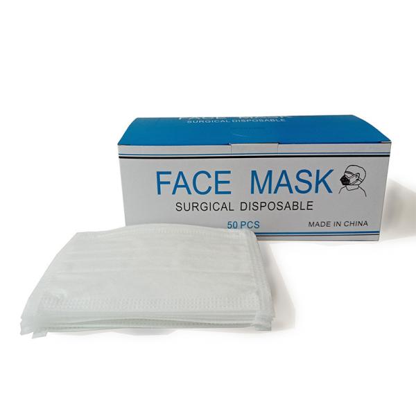 Disposable Non Woven 3 Ply Medical Surgical Mask , Earloop Face Mask Customized Design