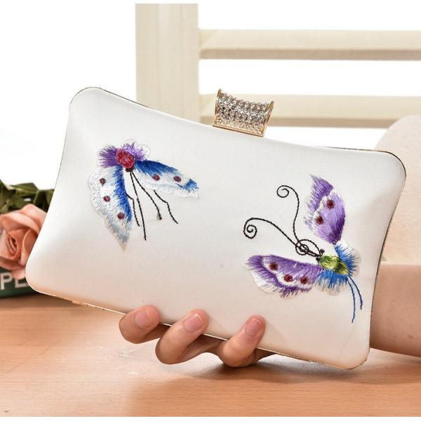 European and American vintage evening bags embroidered clutch bride