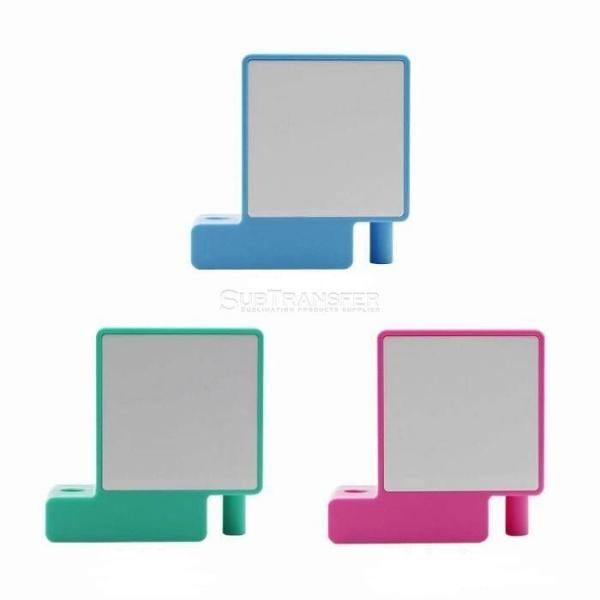 Custom Blank Plastic Sublimation Pen Holder With Metal Insert Sublimatio Pencil Vase