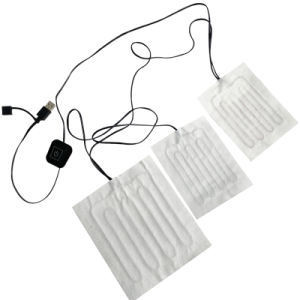 RSHP-017 Bending Resistance Waterproof Portable 5V Warm Electric Heat Pad for Clothing