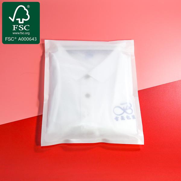 Sacos de papel de vidro ecológicos para impressões de arte embalagens sustentáveis de vestuário