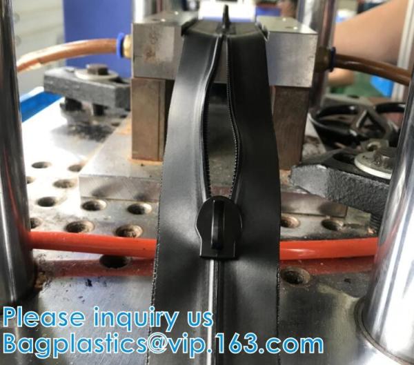 Water-Resistant Zipper, TPU Gastight Waterproof Zippers, Metal, Nylon, Stopper, Puller, Eyelet