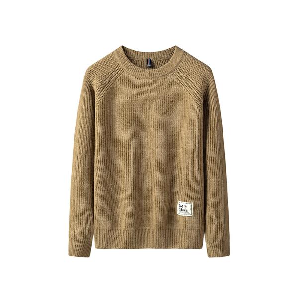 Autumn Winter Round Neck Casual Men'S Sweater S-4XL 100% cotton material