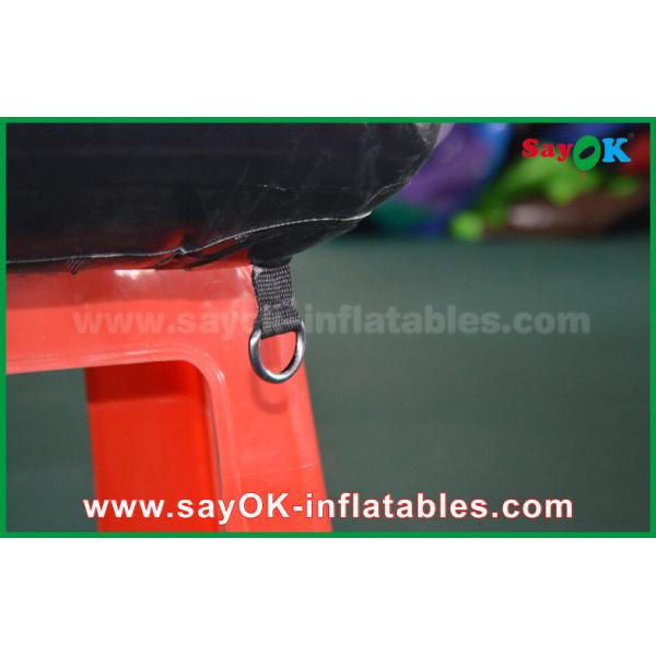 Шатер воздуха прозрачного раздувного шатра изготовленный на заказ черный раздувной для продвижения или коммерчески рекламы