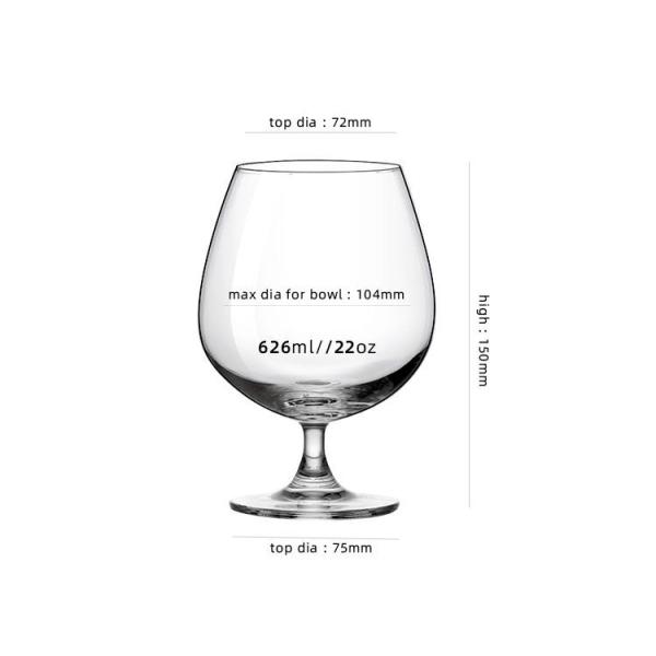 Свадебные бокалы для коньяка, кристаллические, персонализированные бокалы для бренди, бокалы для вина