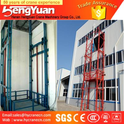 300-3000kg floor to upstairs stationany cargo electric lift platform