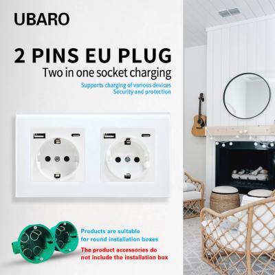 110V - 240V 3500W Floor Mounted Usb C Plug Socket White Electrical Outlet Types