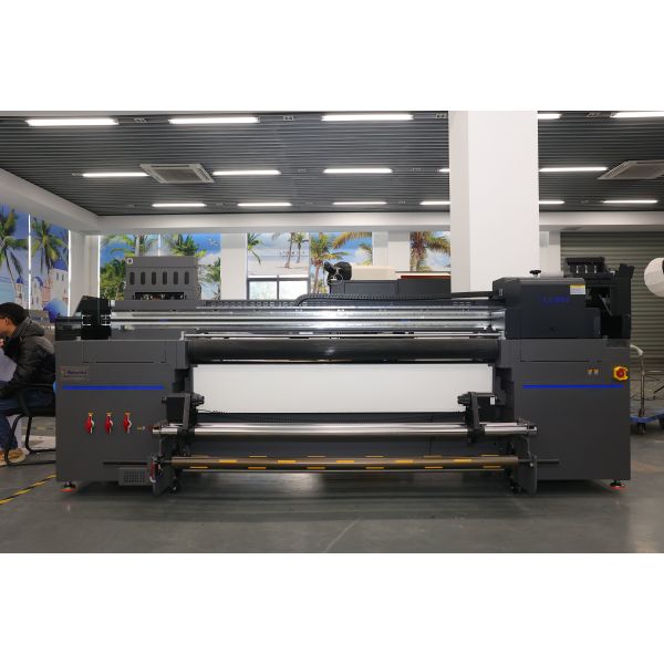 I3200-U1 Print Head Wallpaper Leather Film UV Mesh Belt Machine HB1804 (4 Heads) 4-color Large Format Belt Mixing Printer