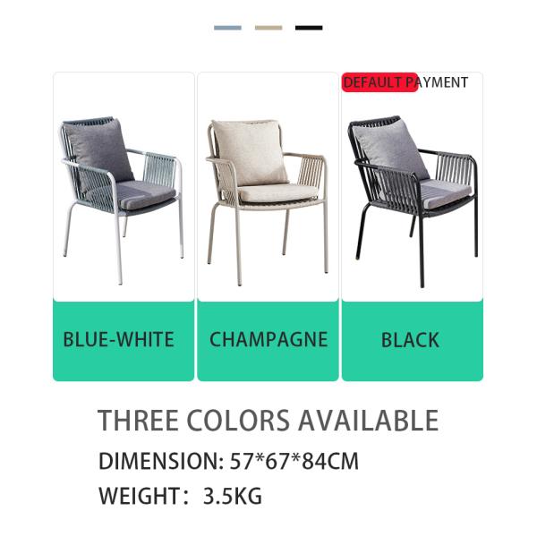 Садовый балкон Раттанный стул прочный и прочный для наружной мебели в курортах