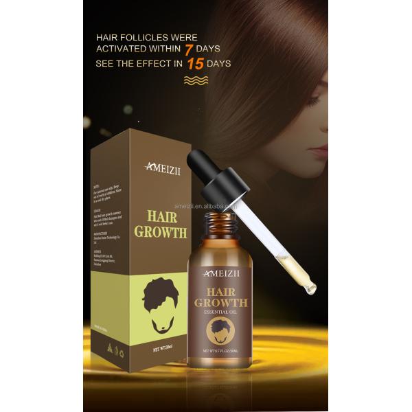 Natural Argan Hair Regrowth Serum Anti Loss With Ginger Essential Oil