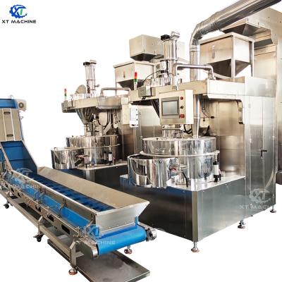 Automatic Nut Coating Machine 500-1000kg/h with PLC Control