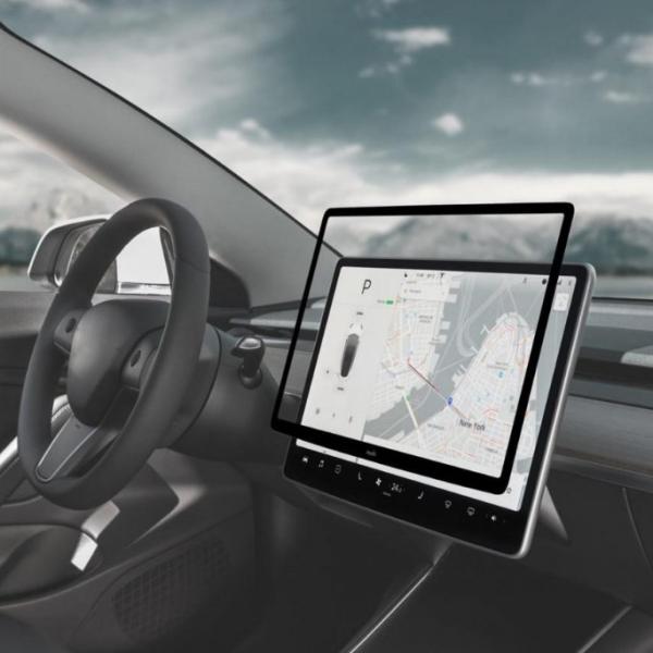 High Alumino Silicate Glass 0.3mm-6mm For Vehicle Mounted Display Cover Glass