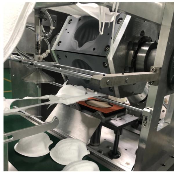 Маска пыли свободная от 1200pcs/H 9KW 0.7MPa N95 делая машину