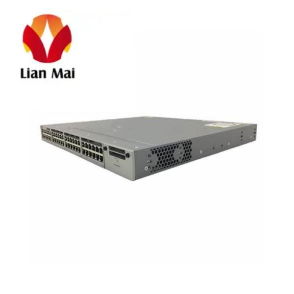 Série C3850 48 ports Penuh POE couche 3 Yang Dasar Jaringan Ethernet Gigabit Switch WS-C3850-48F-L