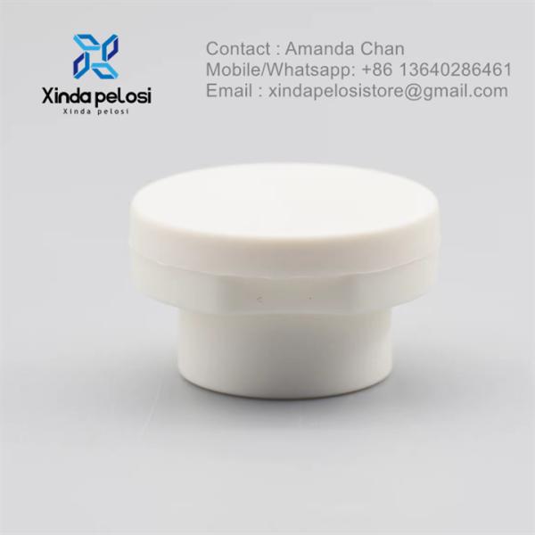 Fábrica por atacado Flat Top Frosted Flip Cap Creme de mão Gel de chuveiro Dispensar tampa de garrafa para venda