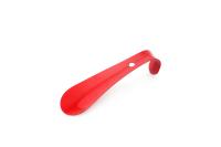 Cuerno de calzado de metal largo de acero inoxidable 6.3 pulgadas 16 cm mango con gancho cuchara de viaje