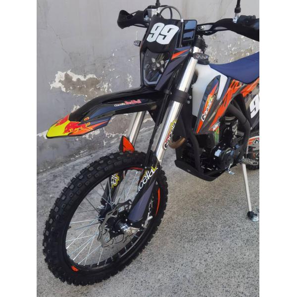 Система привода Dirt Bike Chain Двойной спортивный мотоцикл с топливной емкостью 4-6 и дисковыми/барабанными тормозами