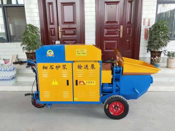 1430r / Min Mortar Concrete Line Pump , 15kw Portable Cement Pump Truck