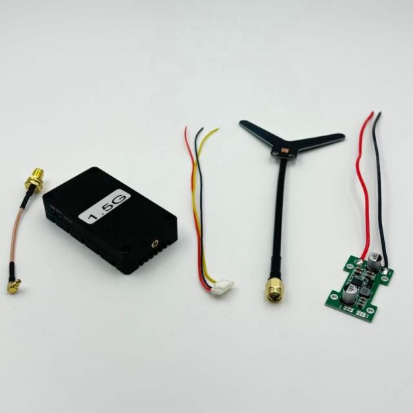 1.5GHz Video Transmitter with 8-10W Power Output and 11 Channels for Drones Security Systems and Outdoor Networks