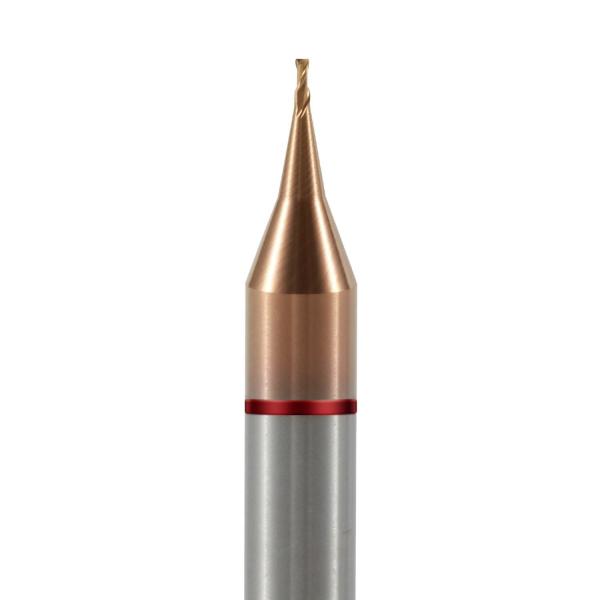 2 Flutes Radius Cutter End Mill , TiAlN Coating Solid Carbide Milling Tools