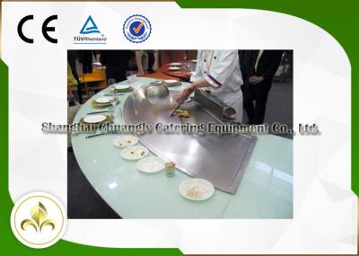 Grade de Teppanyaki do gás de Seat do vegetal nove do marisco dos peixes, grade do gás superior da chapa para assar