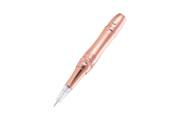 Aluminium Alloy Beauty Makeup Tattoo Rotary Pen 7.3V 7F Gold Color