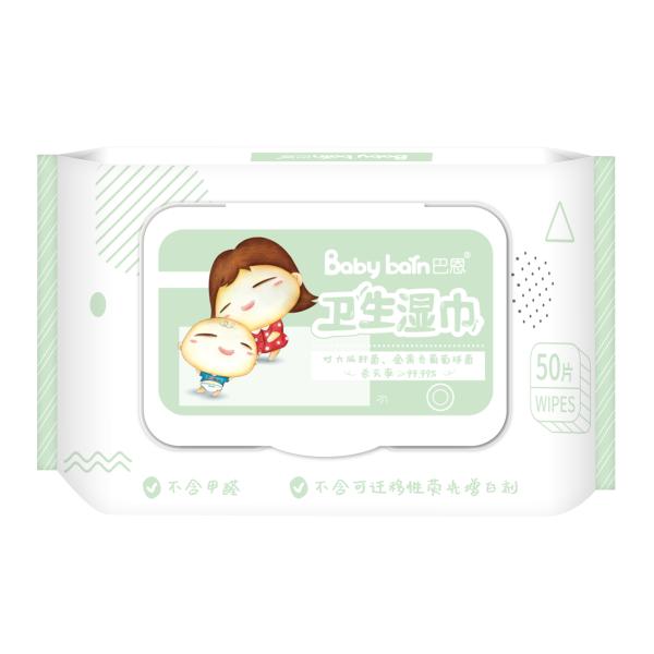 New Develop Design Pure Water Spunlace Non Woven Disposable Wet Wipes
